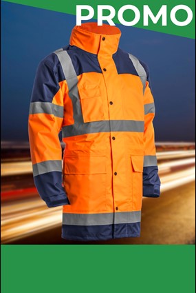 Giacca alta visibilità arancione Coverguard Hydra in offerta
